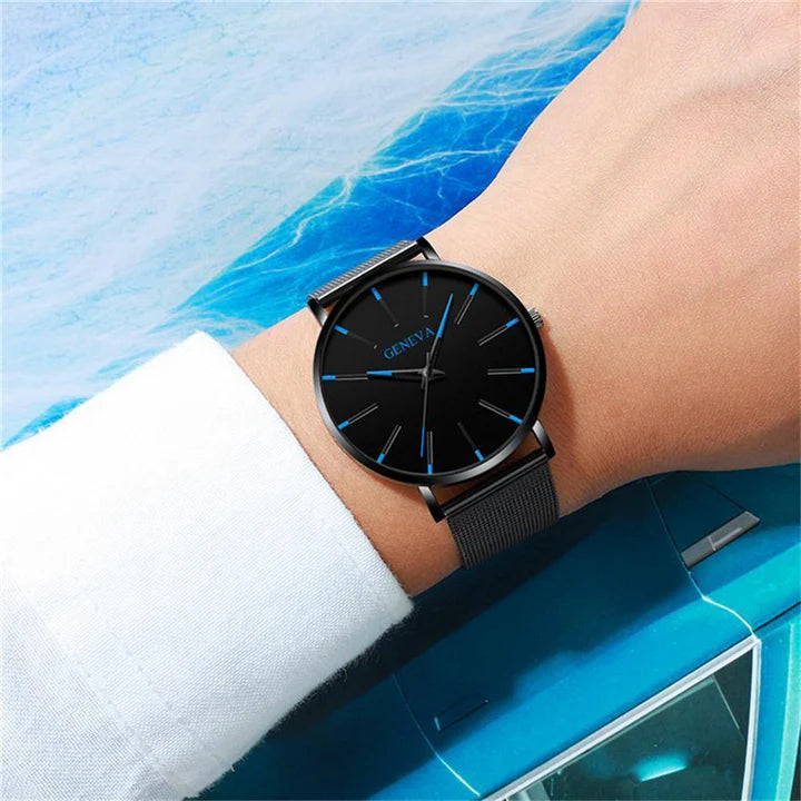 Innovatives, nachhaltiges und minimalistisches Herrenarmbanduhr