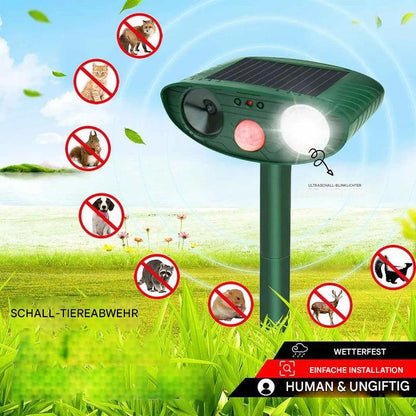 Ultraschall-Streifenhörnchen-Abwehrgerät und Solarbetrieben