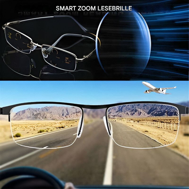 Intelligente progressive Sonnenbrille