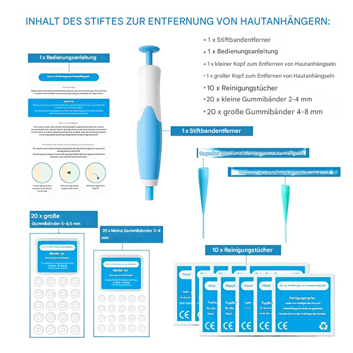 Kit zur Entfernung von Hautflecken