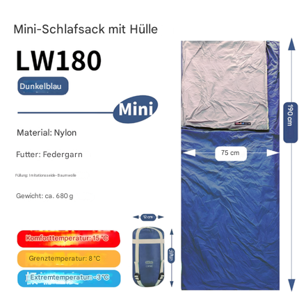 Kompakter Schlafsack