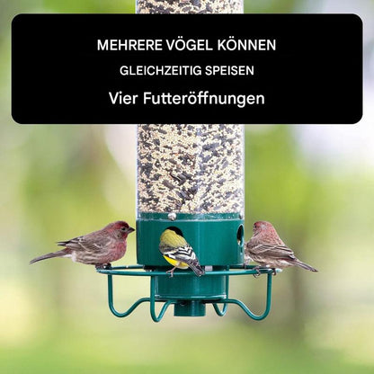 Eichhörnchensicherer Vogelfutterspender