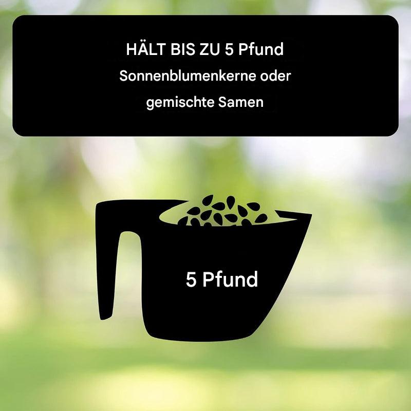 Eichhörnchensicherer Vogelfutterspender