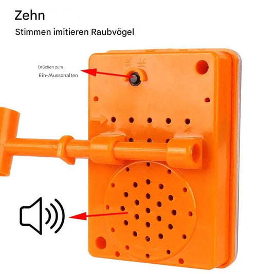 360 Grad reflektierender solarbetriebener Vogelabwehr