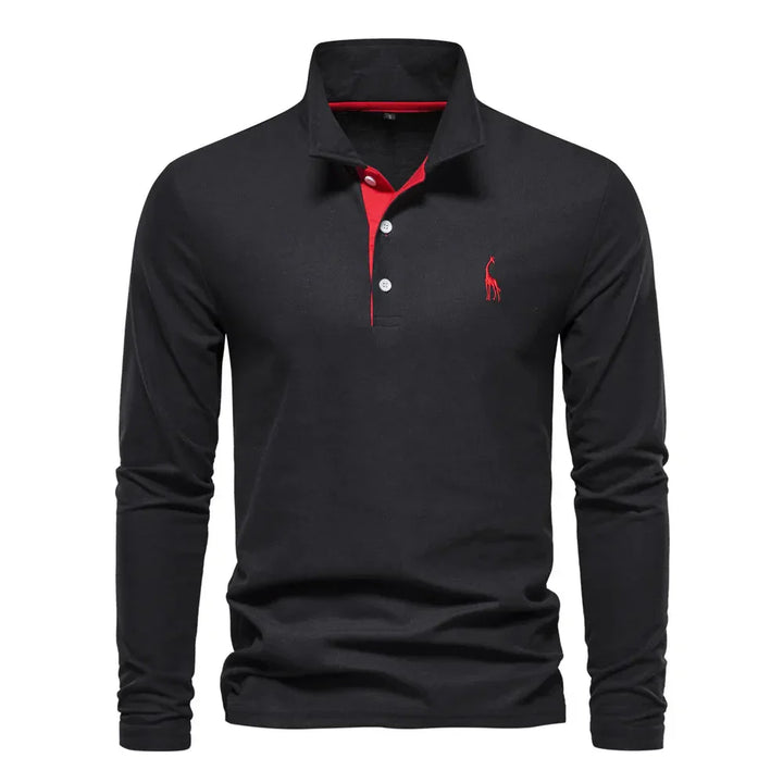 Polo mit langen Ärmeln für Herren