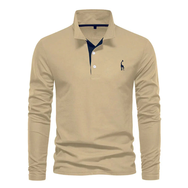 Polo mit langen Ärmeln für Herren