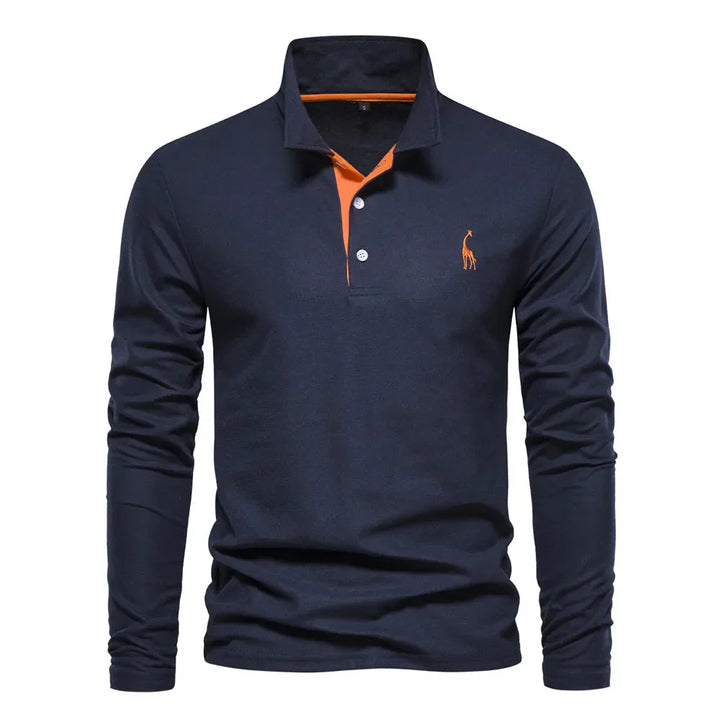 Polo mit langen Ärmeln für Herren