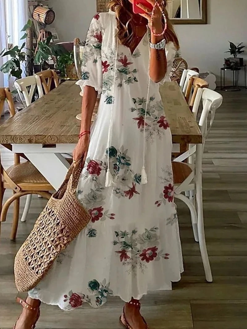 Bettina – Boho Maxikleid für Damen