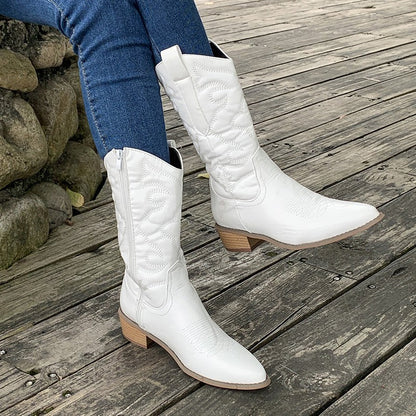 Elegante Cowboy-Stiefeletten für Damen