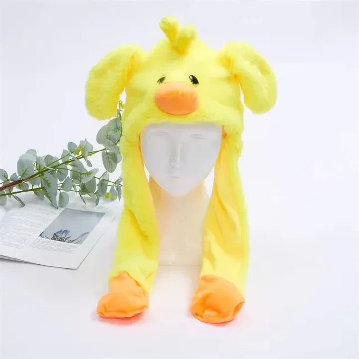 Bounce Bunny – Süße Mütze mit beweglichen Ohren für Spaß und Wärme