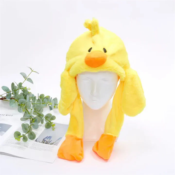 Bounce Bunny – Süße Mütze mit beweglichen Ohren für Spaß und Wärme